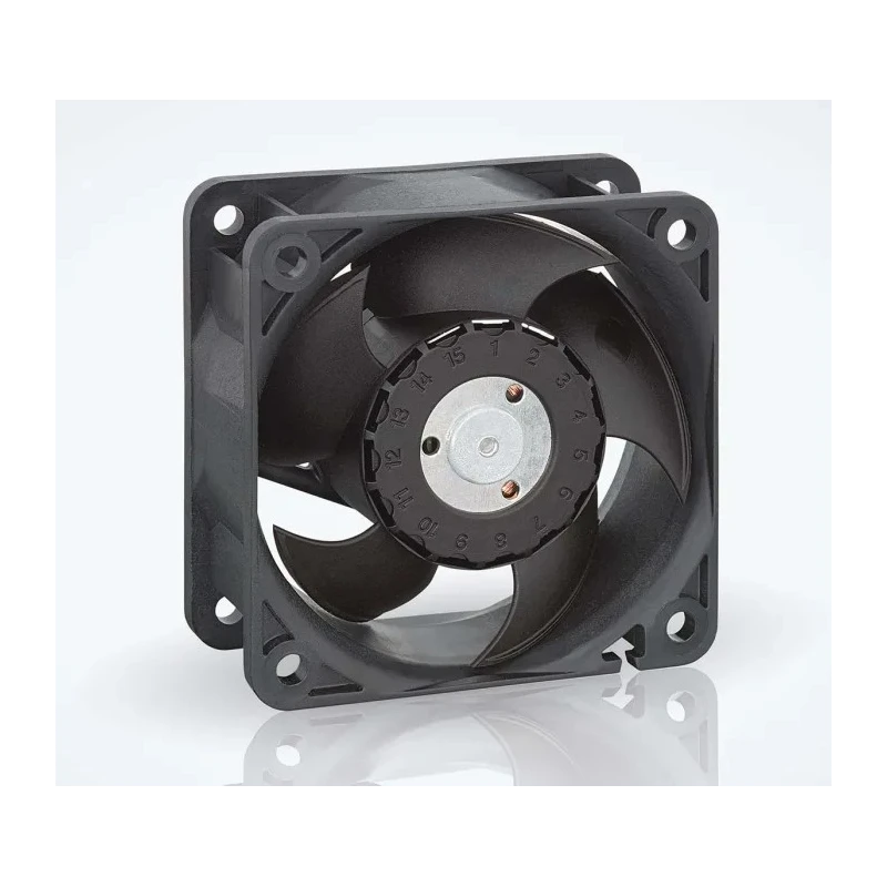 ebm-papst 620 Series Axial Fan 12V DC 2.1W 1.05A Max 40 m³/h IP20 60mm Square Frame 