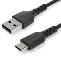 StarTech.com USB 2.0 Male USB Type A to Male USB Type C Charging Cable 1m RUSB2AC1MB