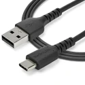 StarTech.com USB 2.0 Male USB Type A to Male USB Type C Charging Cable 1m RUSB2AC1MB