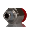 Norgren Pneufit C Series Pneumatic Female Fitting, Threaded-to-Tube Connection, R 1/8 Thread Size, 10 mm Push-in C01251018
