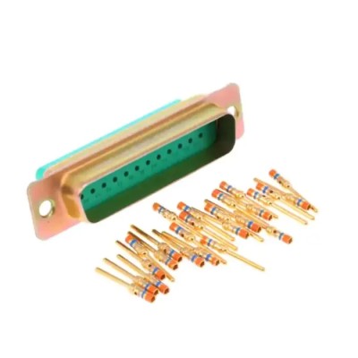 Amphenol India 25 Way Straight 2.77 mm Pitch Panel Mount D-Sub Connector Female M24308/4-3F