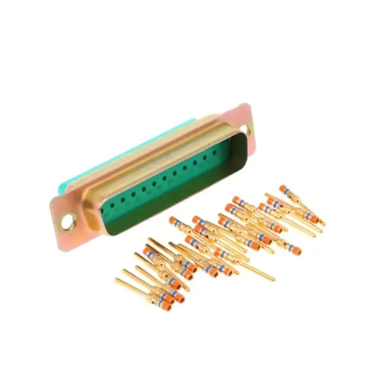 Amphenol India 25 Way Straight 2.77 mm Pitch Panel Mount D-Sub Connector Female M24308/4-3F