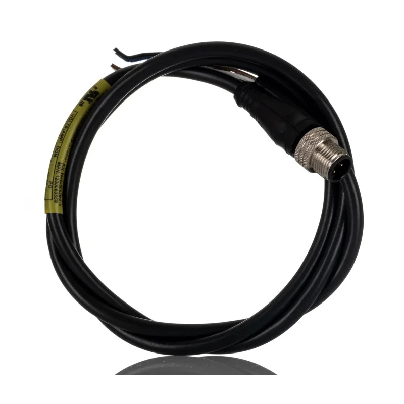 Molex Male 4 Way Straight to Male Unterminated Sensor Actuator Cable 1 m 250V IP67 1200060559
