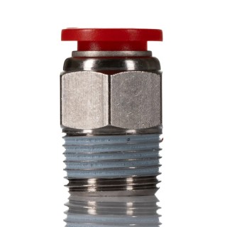 Norgren Pneufit C Series Female Threaded-to-Tube Pneumatic Fitting Nickel Plated Brass 3/8 in R C01251038