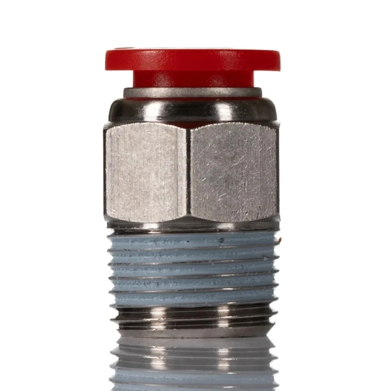 Norgren Pneufit C Series Female Threaded-to-Tube Pneumatic Fitting Nickel Plated Brass 3/8 in R C01251038