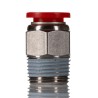 Norgren Pneufit C Series Female Threaded-to-Tube Pneumatic Fitting Nickel Plated Brass 3/8 in R C01251038