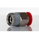 Norgren Pneufit C Series Female Threaded-to-Tube Pneumatic Fitting Nickel Plated Brass 3/8 in R C01251038
