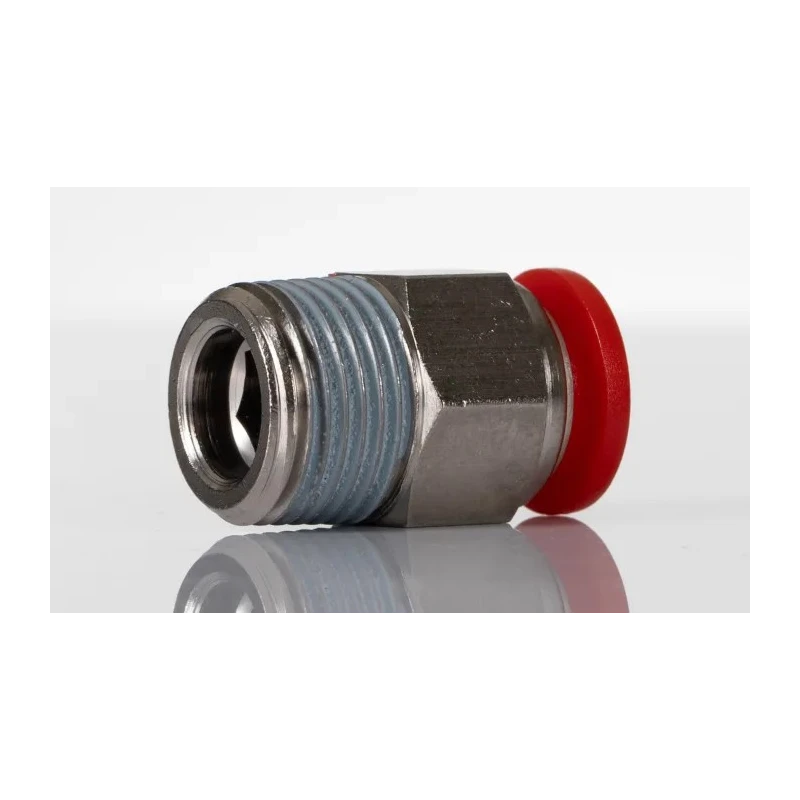 Norgren Pneufit C Series Female Threaded-to-Tube Pneumatic Fitting Nickel Plated Brass 3/8 in R C01251038