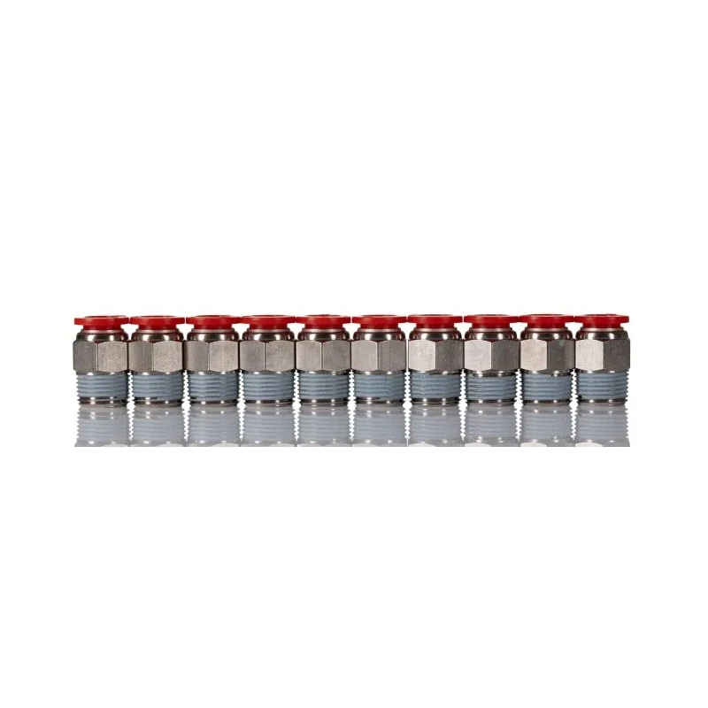 Norgren Pneufit C Series Female Threaded-to-Tube Pneumatic Fitting Nickel Plated Brass 3/8 in R C01251038