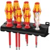 Wera Insulated Screwdriver Set Slotted Phillips Voltage Tester 7-Piece VDE Czech Republic 05006147001