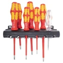 Wera Insulated Screwdriver Set Slotted Phillips Voltage Tester 7-Piece VDE Czech Republic 05006147001