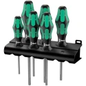 Wera Torx Standard Screwdriver Set 6-Piece with Holding Function and Multi-Component Kraftform Handles 05028059001