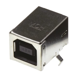 Molex Right Angle Through Hole Female 1 Port USB Type B USB Connector USB 2.0 67068-7041