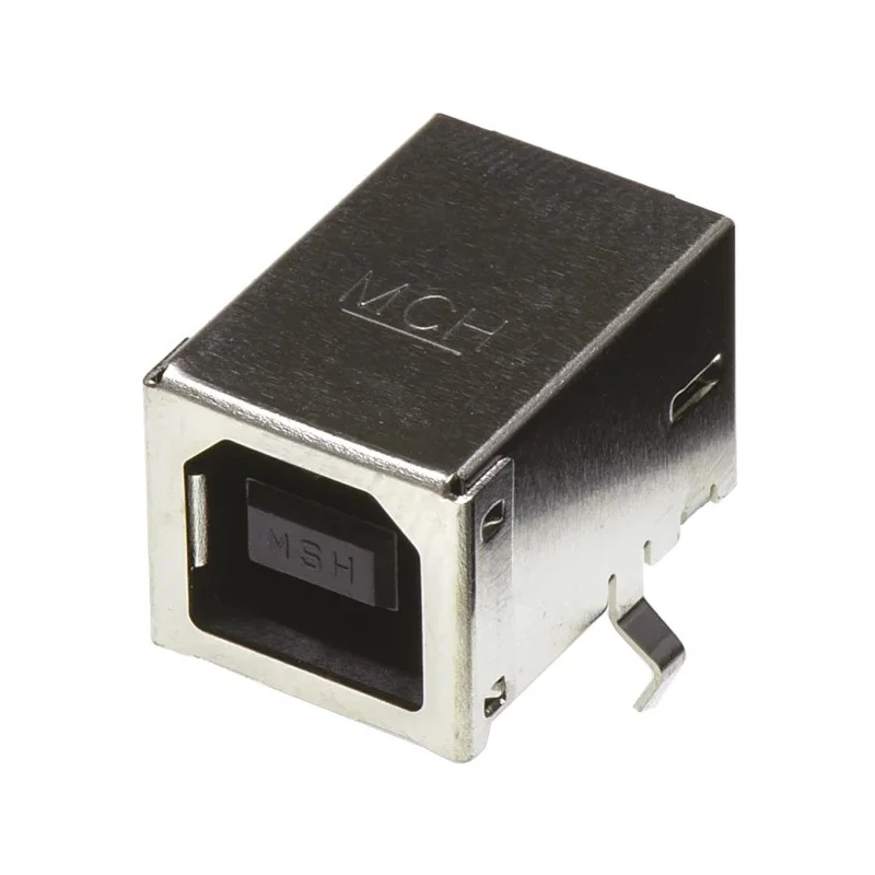 Molex Right Angle Through Hole Female 1 Port USB Type B USB Connector USB 2.0 67068-7041