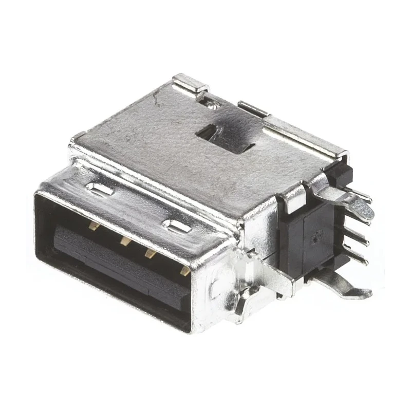 Molex USB Connector Right Angle Through Hole Female 1 Port Type USB Type A USB 2.0 89485-8000