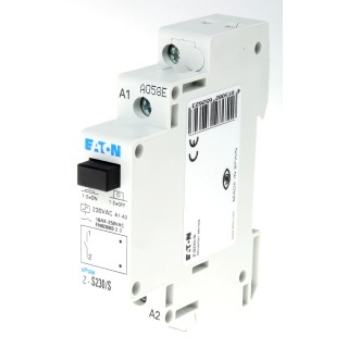 Eaton DIN Rail Power Relay 230V AC Coil, 16A Switching Current, SPST 265262 Z-S230/S