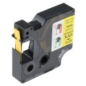 Dymo Heat Shrink Tubing Yellow 9 mm Sleeve Diameter x 1.5m Length 3:1 Shrink Ratio Polyolefin Flame Retardant 18054
