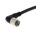 Omron Female 4-Way Right Angle to Unterminated Free End Sensor Cable 5 m XS3F-M422-405-A
