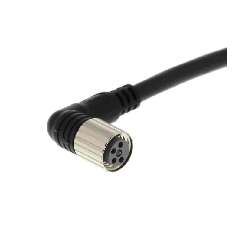 Omron Female 4-Way Right Angle to Unterminated Free End Sensor Cable 5 m XS3F-M422-405-A