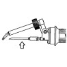 Weller Soldering Accessory Soldering Iron Feeding Tube for use with WSF P8 Soldering Iron T0058732836N
