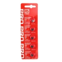RS PRO Silver Oxide Button Battery SR66, 1.55 V Nominal Voltage, 25mAh Capacity, 6.8 mm Diameter, 5 Pack SR66