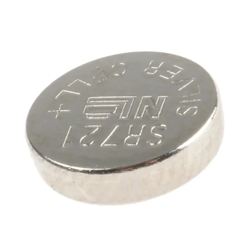 RS PRO Silver Oxide Button Battery SR58, 1.55 V, 7.9 mm Diameter, Pack of 5 514-7722