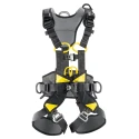 Petzl Fall Arrest Harness, Harness Size 2, 100 kg Weight Capacity, Yellow Black, Polyester Steel Aluminium Nylon C072AA02