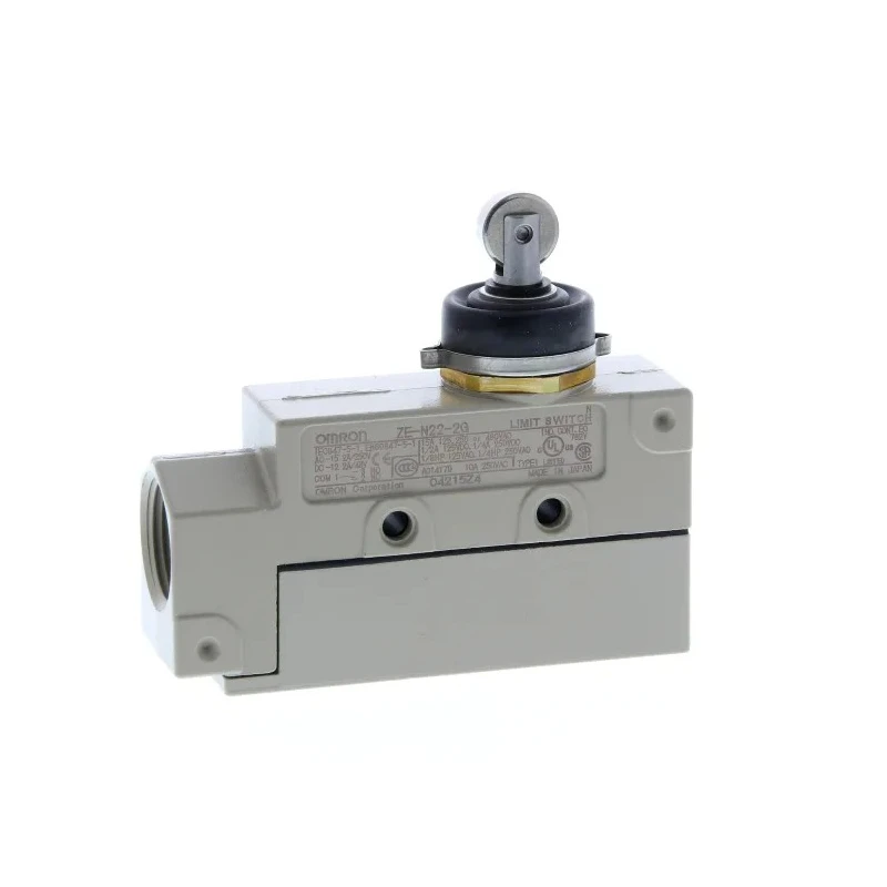 Omron Roller Plunger Limit Switch, SPDT, Metal Housing, IP65 Protection, 250V AC, 15A 