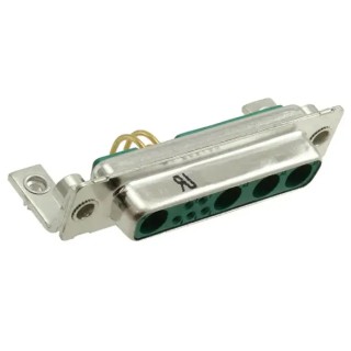 FCT from Molex 9 Way Right Angle Through Hole D-Sub Connector Female with Screw FM9W4S5-1002 / 1731070101