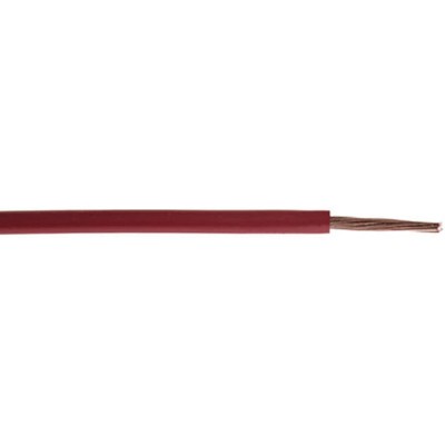RS PRO Red 25 mm² Flexible BK Series Hook Up Wire, 3 AWG, 196/0.4 mm Strands, 25 m Length, Polyvinyl Chloride Jacket 516-8094
