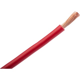 RS PRO Red 16 mm² Hook Up Wire, 5 AWG, 126 x 0.4 mm Core Strands, 25 m Length, Polyvinyl Chloride Jacket, 600V, 70°C 516-8038