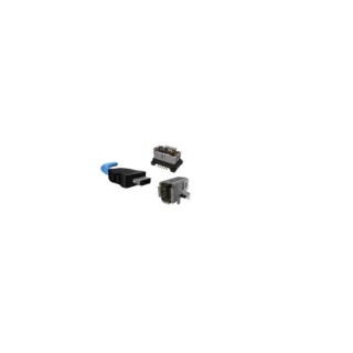 Amphenol Communications Solutions IX Cat6a Shielded Thermoplastic Jacket Ethernet Cable 5 m 