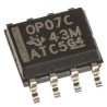 Texas Instruments Precision Operational Amplifier, 600 kHz Gain Bandwidth, 8-Pin SOIC, 22V Supply OP07CD