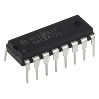 onsemi 16-Pin PDIP 5-Channel Voltage Mode PWM Controller 20V MC33067PG