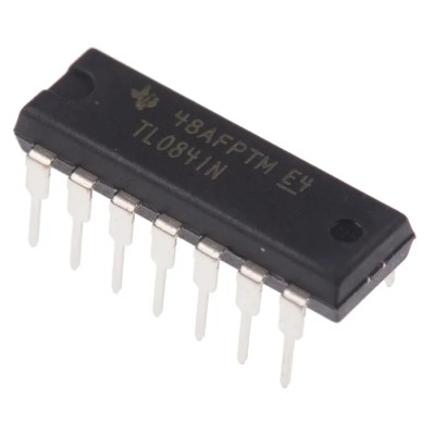 Texas Instruments Operational Amplifier, 3 MHz Gain Bandwidth, 14-Pin PDIP TL084IN
