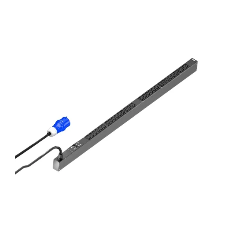 Rittal 32A 230V 28 Gang Socket Bar with 3m Cord IEC C19 and IEC C13 7979116