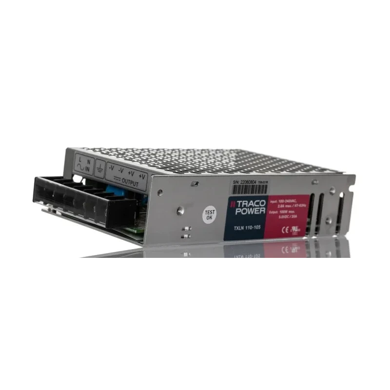 TRACOPOWER TXLN 110-105 Switching Power Supply 5V DC 100W 88-264VAC Input 20A Output TXLN 110-105