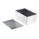 NEUTRAL Silver Silver Lid Die Cast Aluminium Enclosure, , 106.5 mm x 222.2 mm x 146 mm IP66