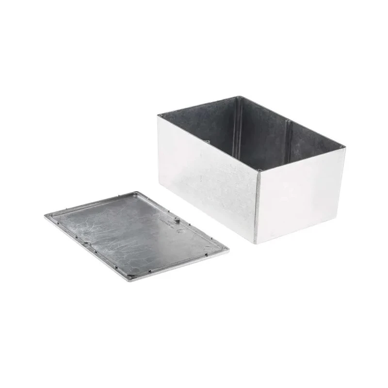 NEUTRAL Silver Silver Lid Die Cast Aluminium Enclosure, , 106.5 mm x 222.2 mm x 146 mm IP66