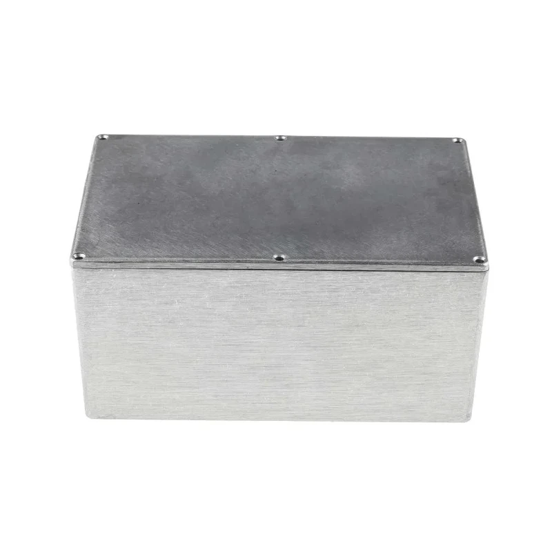 NEUTRAL Silver Silver Lid Die Cast Aluminium Enclosure, , 106.5 mm x 222.2 mm x 146 mm IP66