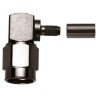 Telegartner SMA Series Coaxial Connector Cable Male RP-SMA 50 Ω Right Angle Body Crimp J01150R0031
