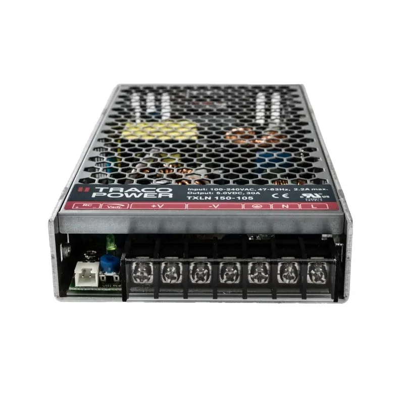 TRACOPOWER TXLN 150-105 Power Supply 5V DC 150W Chassis Mount, 85 to 264V AC Input, 30A Output TXLN 150-105