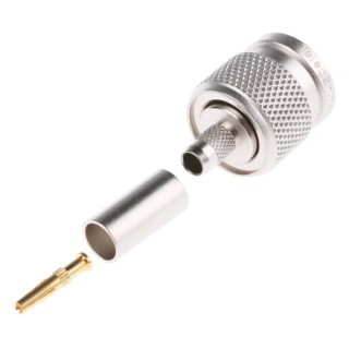 Telegartner TNC Series Coaxial Connector Cable Male TNC, 50 Ω, Straight Body Crimp J01010R0000