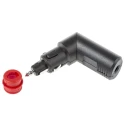 Pro Car Male Cigarette Lighter Socket Cable 8A Red Black ABS Housing 12-24V 67742000