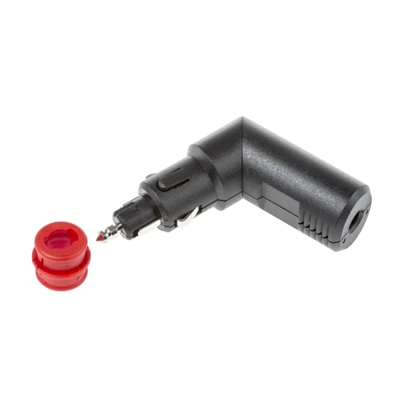 Pro Car Male Cigarette Lighter Socket Cable 8A Red Black ABS Housing 12-24V 67742000