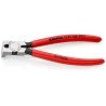 Knipex Flush Plastic Cutter, Diagonal Cutter, Jaw Width 11mm, Overall Length 160mm, Model 72 21 160