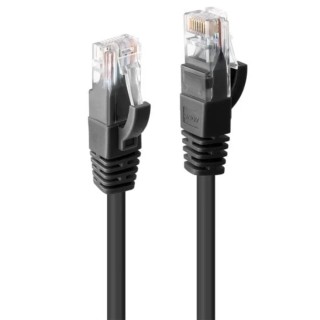 Lindy Electronics Cat6 Ethernet Cable 10 m Black RJ45 Male to RJ45 Male U/UTP PVC 
