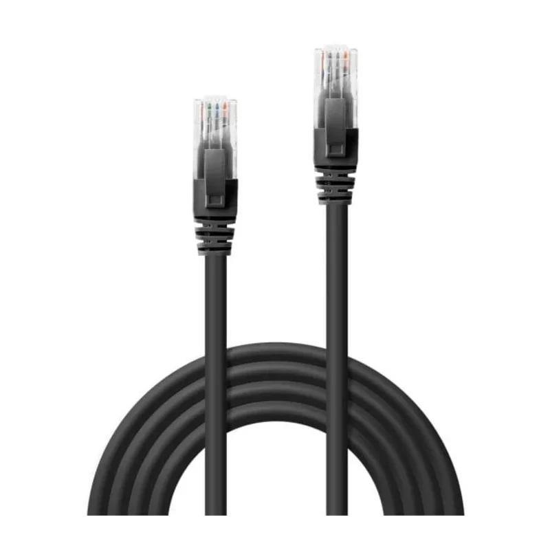 Lindy Electronics Cat6 Ethernet Cable 10 m Black RJ45 Male to RJ45 Male U/UTP PVC 