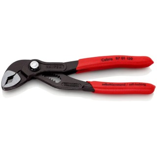 Knipex Cobra® Water Pump Plier, Plastic Coated Non-Slip Handle, Electric Steel Chrome Vanadium Steel, 150mm 87 01 150