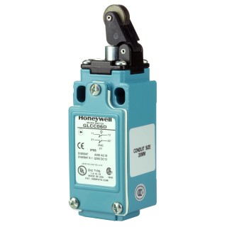 Honeywell Technologies GL Series Roller Lever Limit Switch, 1 NO/1 NC, IP67, Die Cast Zinc Epoxy Coated Housing, 240V 